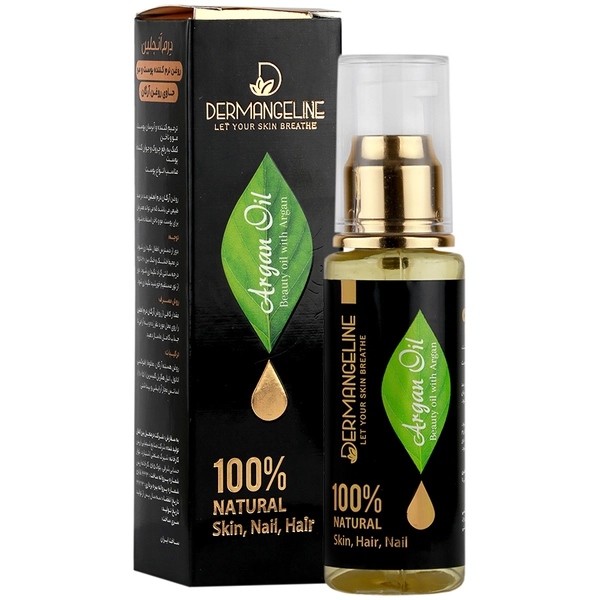 روغن نرم کننده پوست و مو درم انجلین (حاوی روغن آرگان) 60ml