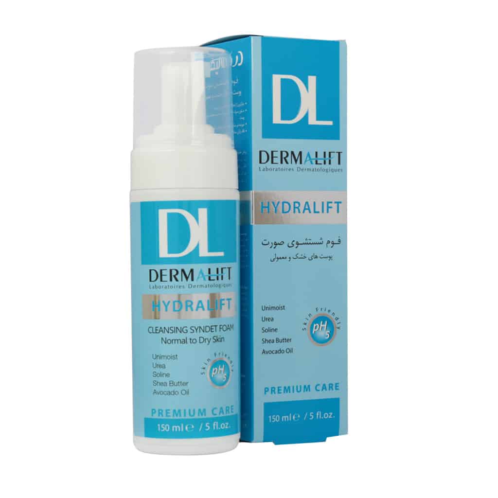 درمالیفت- فوم شستشوی صورت (پوست های خشک و معمولی) 150ml