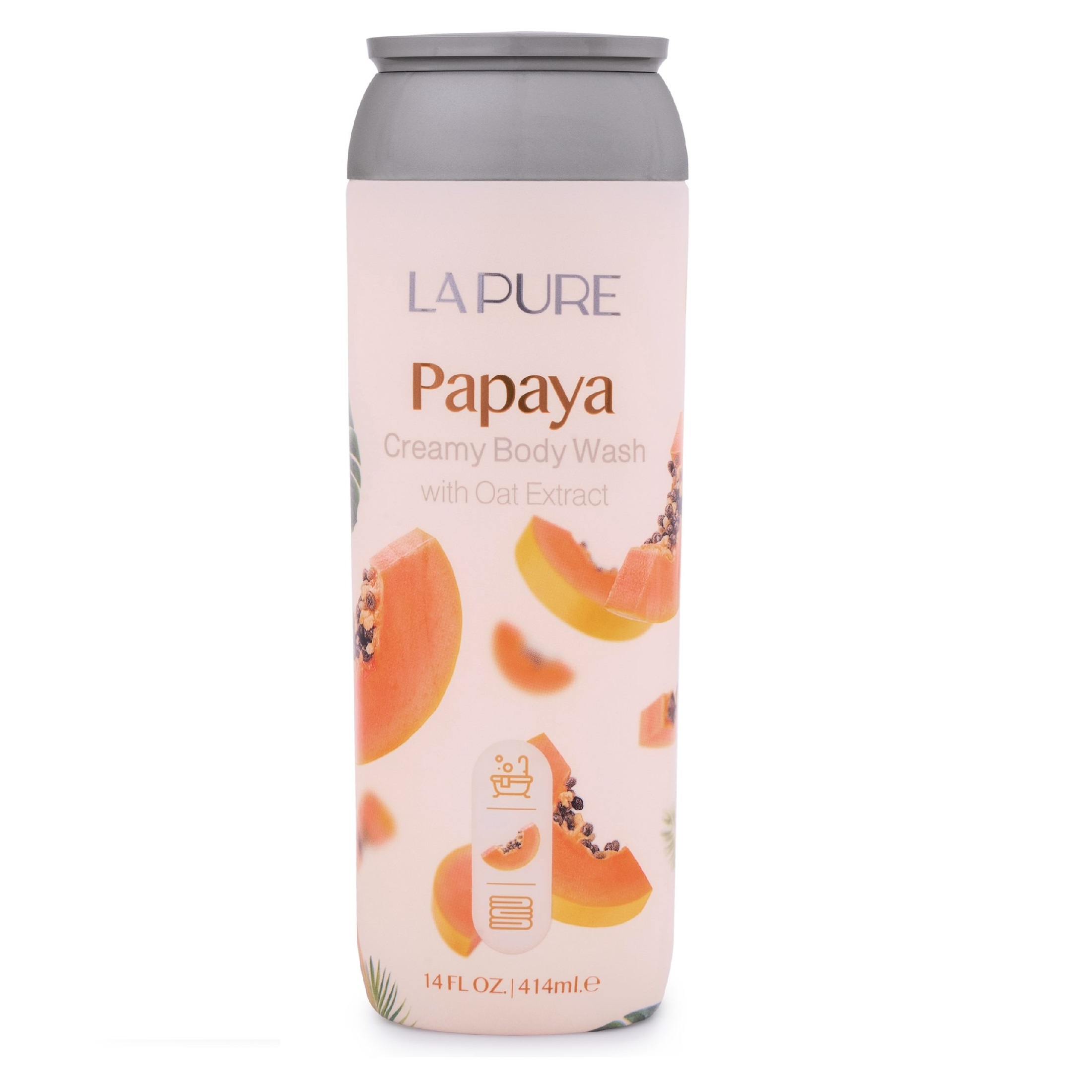 شامپو بدن کرمی پاپایا لپیور 414ml