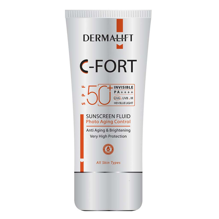 فلوئید ضد آفتاب سی فورت SPF50 درمالیفت 40ml | آلور استور