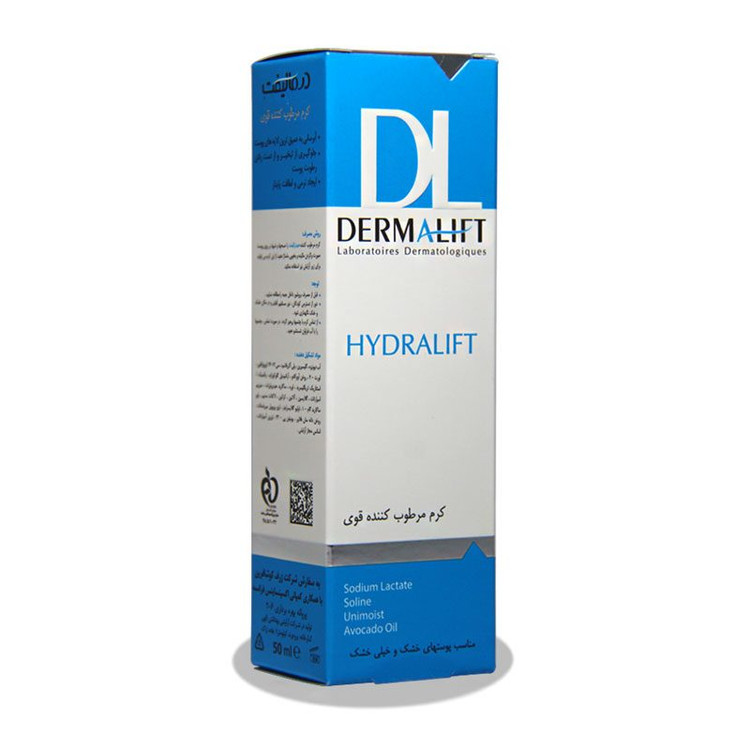 درمالیفت- کرم مرطوب کننده صورت مناسب پوستهای خشک و خیلی خشک 50ml