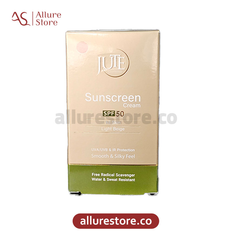 کرم ضد آفتاب ژوت SPF50 بژ روشن (انواع پوست) رنگی 40ml | آلور استور