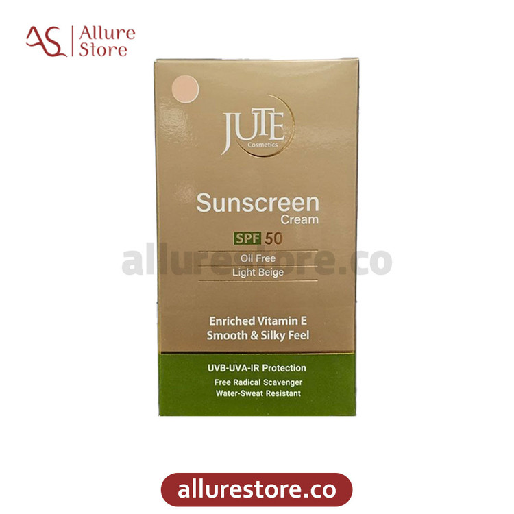 کرم ضد آفتاب ژوت SPF50 بژ روشن مناسب پوست چرب 40ml | آلور استور