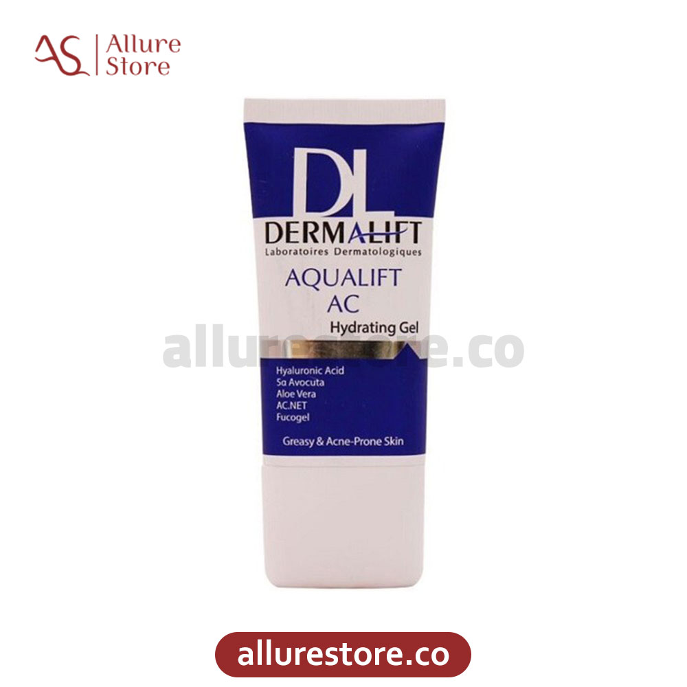 ژل آبرسان پوست چرب و جوشدار آکوالیفت درمالیفت حجم 50ml | آلور استور