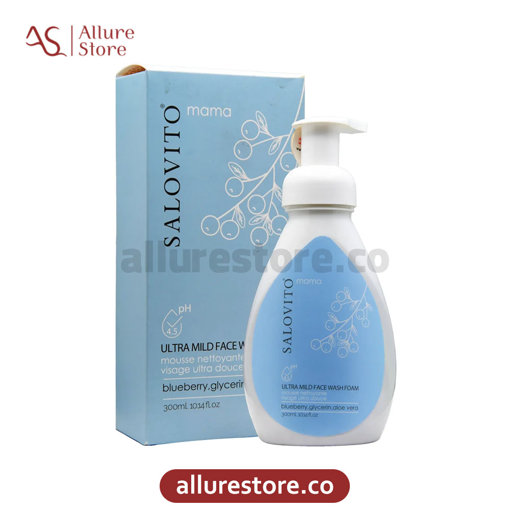 فوم بسیار ملایم شستشوی صورت سالوویتو (بخصوص بانوان باردار) 300ml | آلور استور