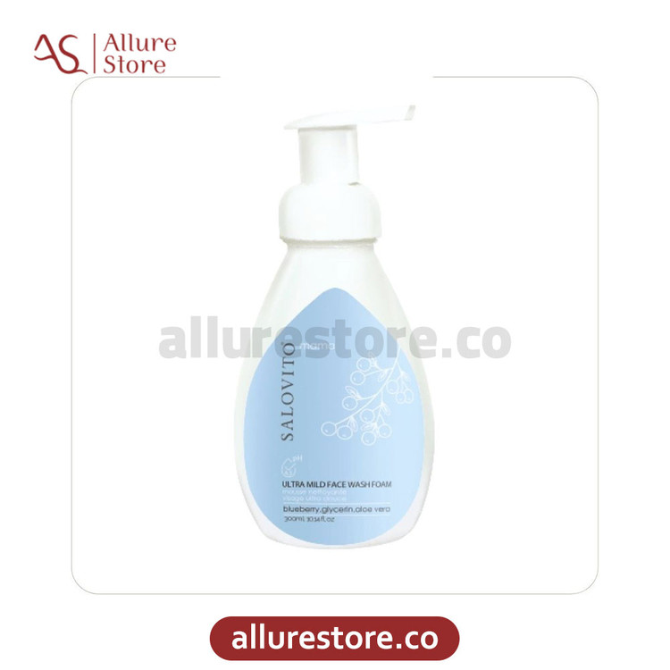 فوم بسیار ملایم شستشوی صورت سالوویتو (بخصوص بانوان باردار) 300ml | آلور استور