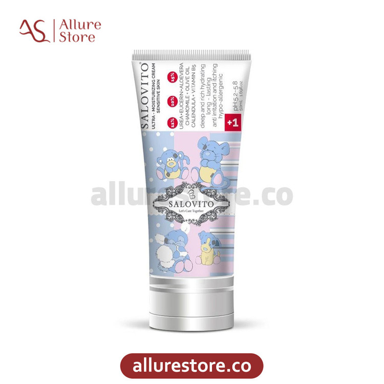 کرم مرطوب کننده سالوویتو بالای یک سال 9% اوره (ضد اگزما قوی) 50ml | آلور استور