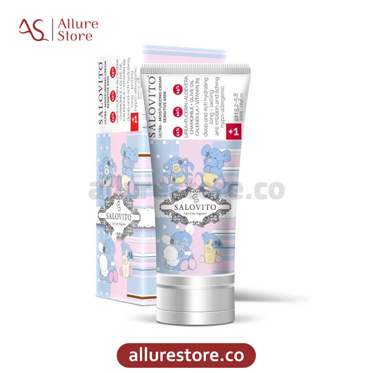 کرم مرطوب کننده سالوویتو بالای یک سال 9% اوره (ضد اگزما قوی) 50ml | آلور استور