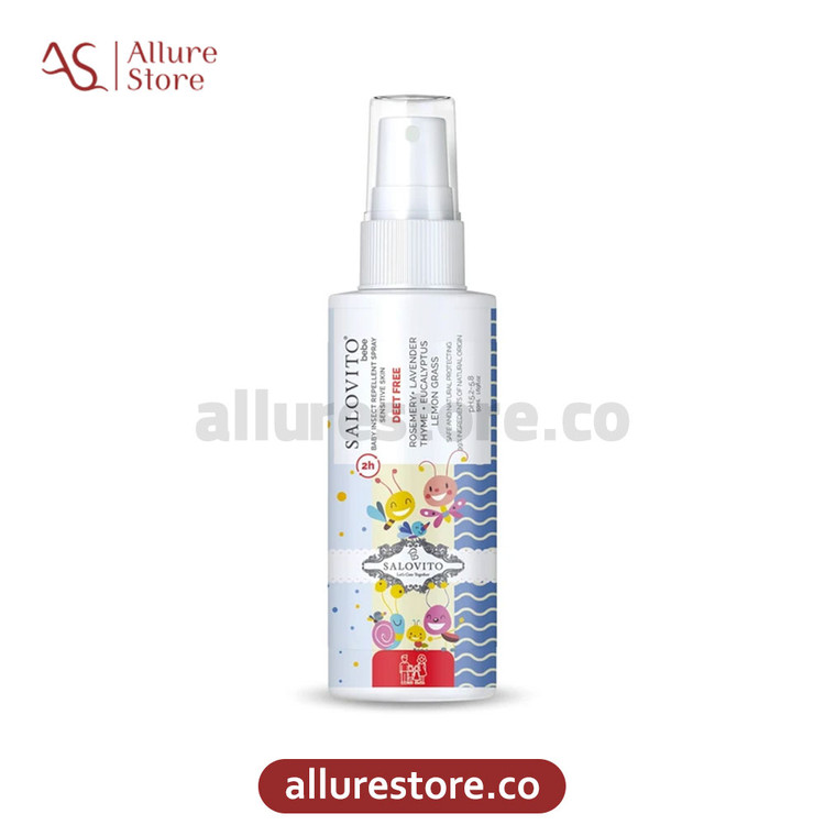 اسپری دافع حشرات سالوویتو (مناسب بالای یک سال) 50ml | آلور استور