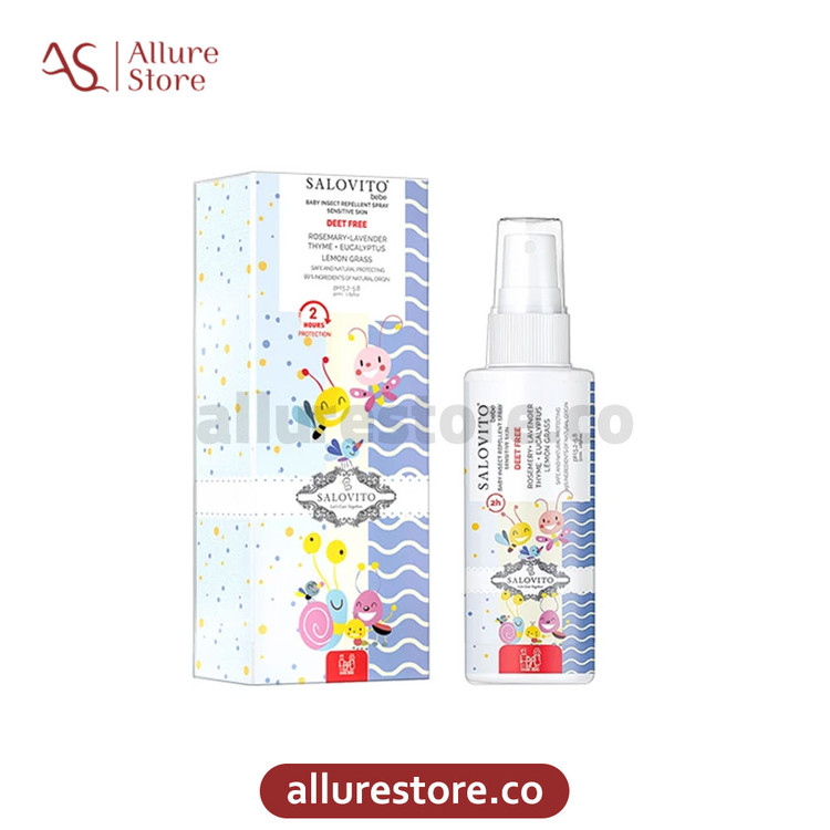 اسپری دافع حشرات سالوویتو (مناسب بالای یک سال) 50ml | آلور استور