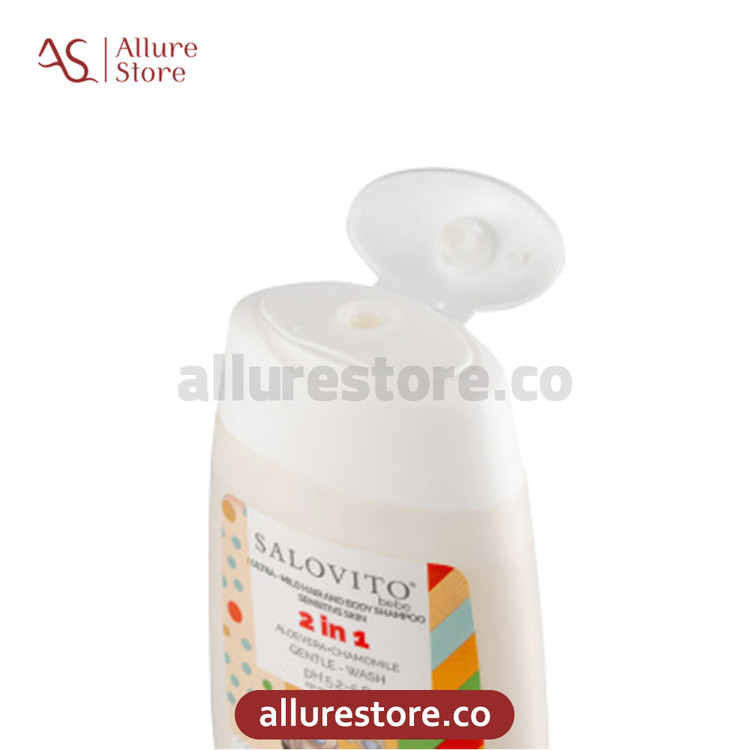 شامپو سر و بدن کودک سالوویتو بدون سولفات حجم 230ml | آلور استور