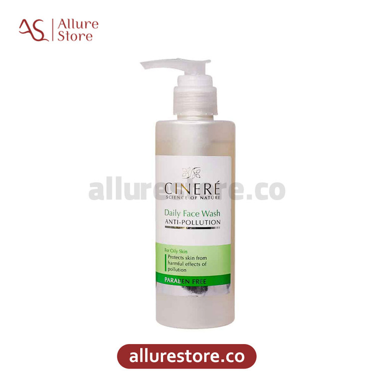 ژل شستشوی صورت ضد آلودگی هوا پوست چرب سینره 200ml | آلور استور