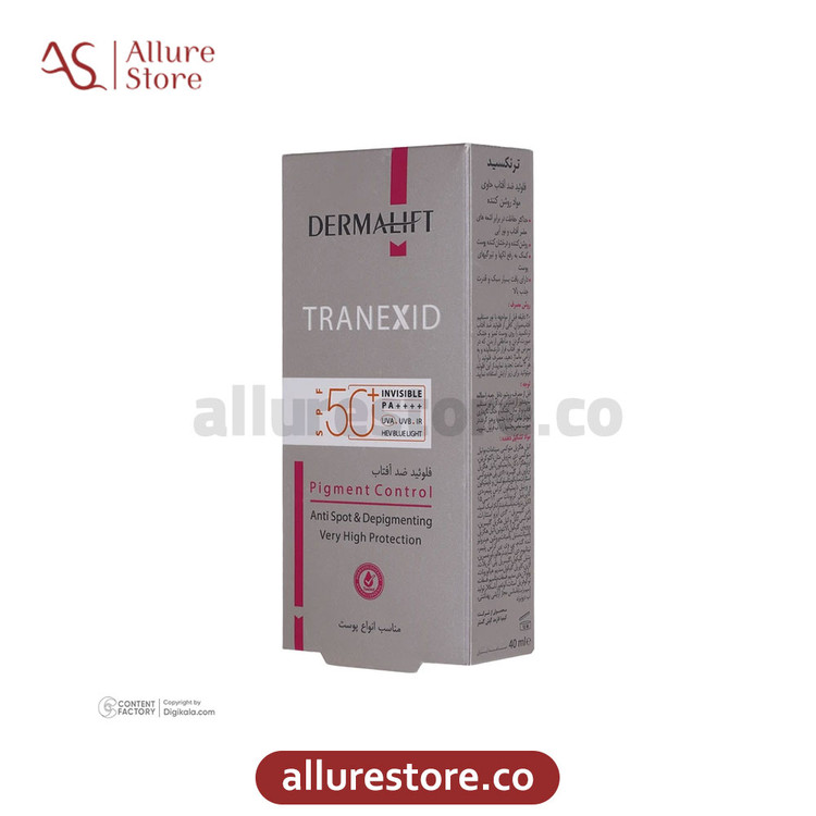 فلوئید ضد آفتاب درمالیفت مدل Tranexid با SPF50 حجم 40ml | آلور استور