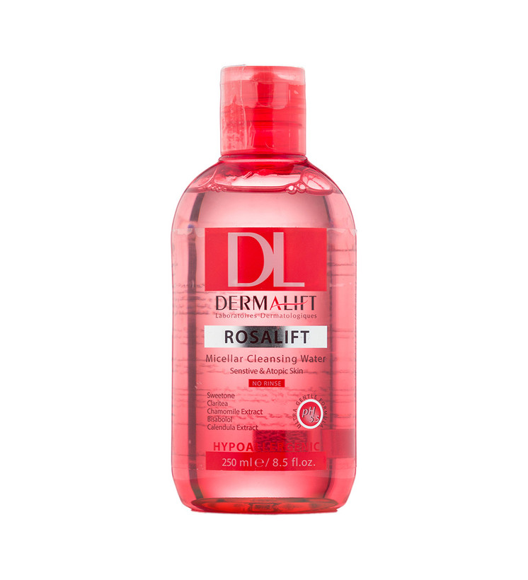 درمالیفت- محلول پاک کننده صورت (مناسب پوست های حساس) 250ml
