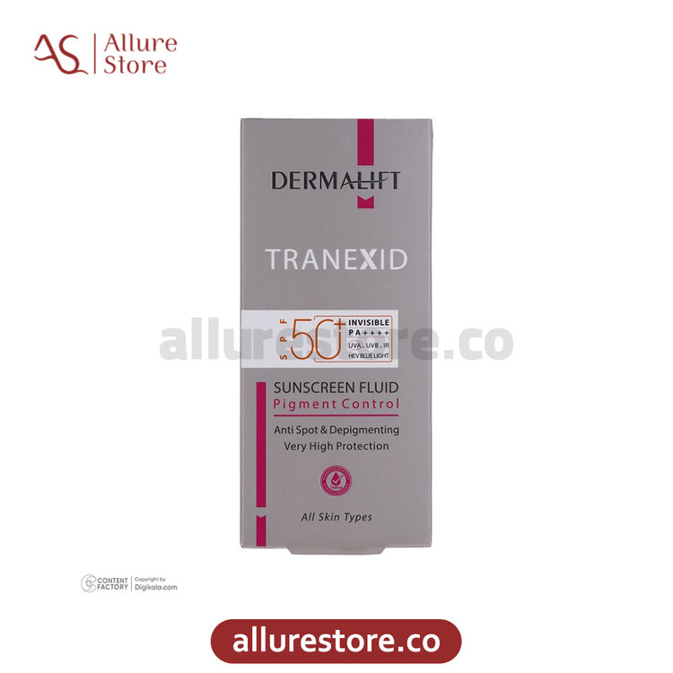 فلوئید ضد آفتاب درمالیفت مدل Tranexid با SPF50 حجم 40ml | آلور استور