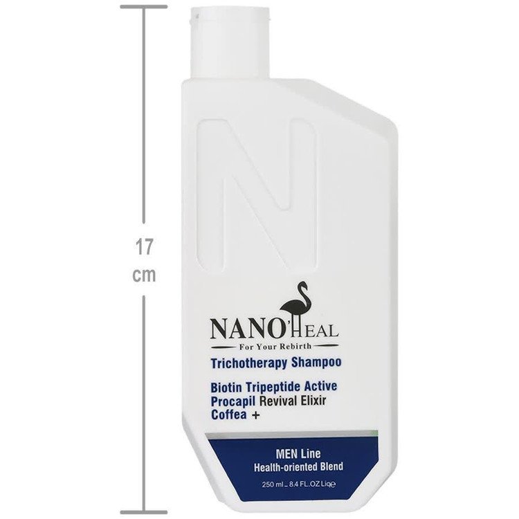 شامپو تقویت کننده و ضد ریزش مو آقایان نانوهیل 250ml