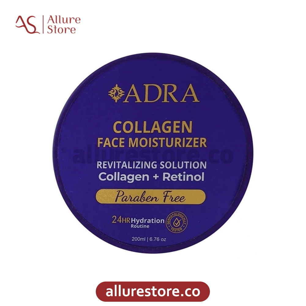 کرم آبرسان آدرا مدل کلاژن و رتینول حجم 200ml | آلور استور