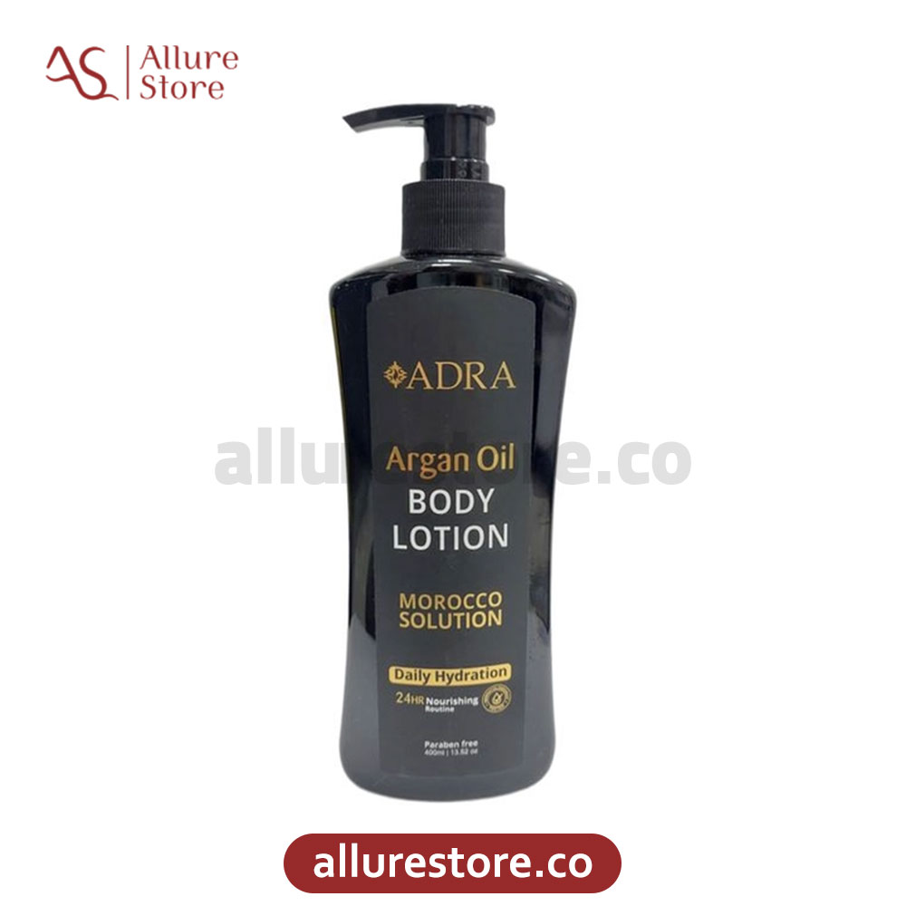 لوسیون بدن کرمی آدرا روغن آرگان 400ml | آلور استور