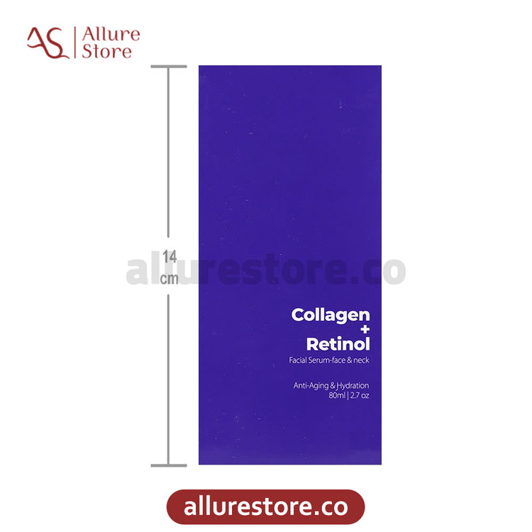 سرم ضد چروک صورت و گردن آدرا حاوی کلاژن و رتینول 80ml | آلور استور