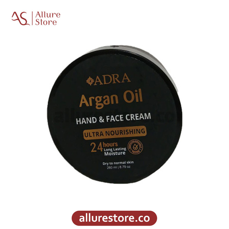 کرم مرطوب کننده آدرا مدل حاوی روغن آرگان حجم 260ml | آلور استور