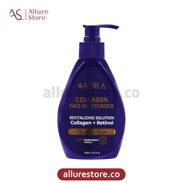 کرم آبرسان کلاژن و رتینول آدرا Adra حجم 300ml | آلور استور
