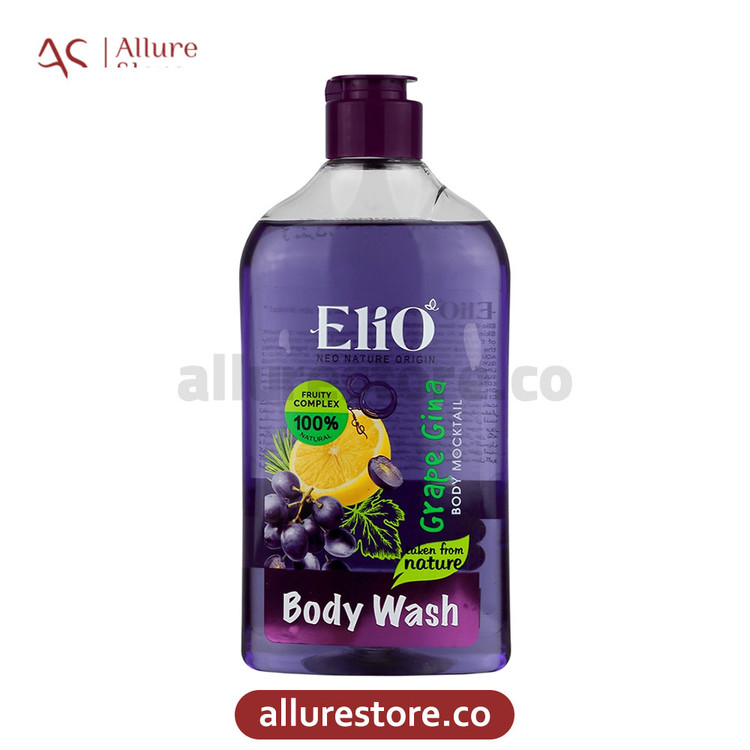 شامپو بدن میوه ای گریپ جینا الیو Elio حجم 400ml | آلور استور