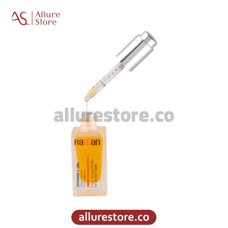 ژل روشن کننده و ضد لک ویتامین سی راسن 30ml | آلور استور