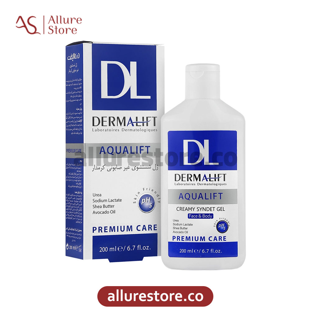 ژل شستشوی کرمدار آکوالیفت درمالیفت 200ml | آلور استور