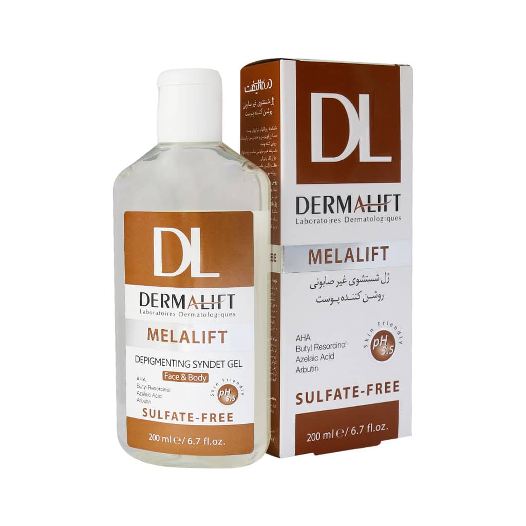 ژل شستشوی روشن کننده ملالیفت درمالیفت 200ml | آلور استور
