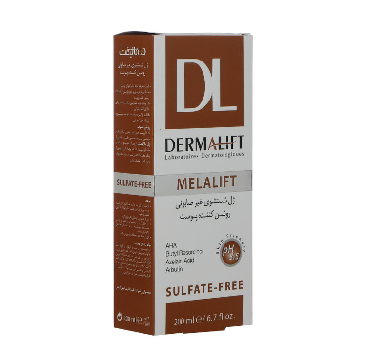 ژل شستشوی روشن کننده ملالیفت درمالیفت 200ml | آلور استور