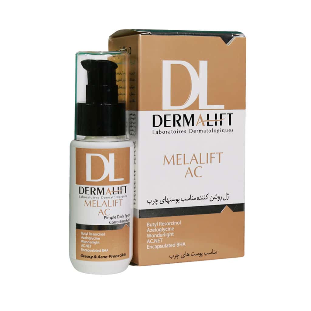 درمالیفت- ژل روشن کننده (AC) مناسب پوستهای چرب 50ml