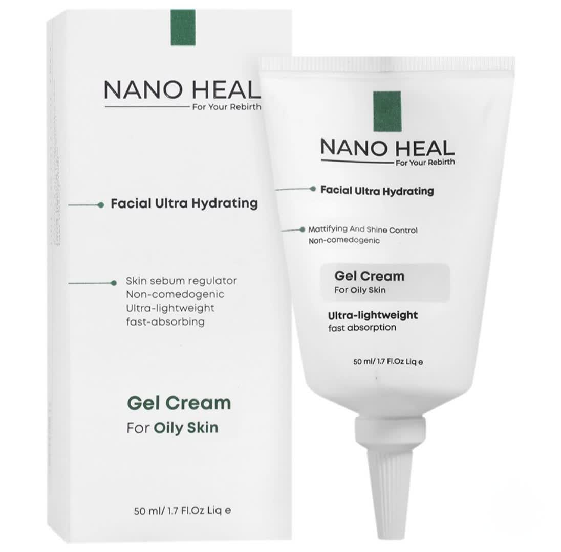 ژل کرم آبرسان مناسب پوست چرب نانوهیل50ml
