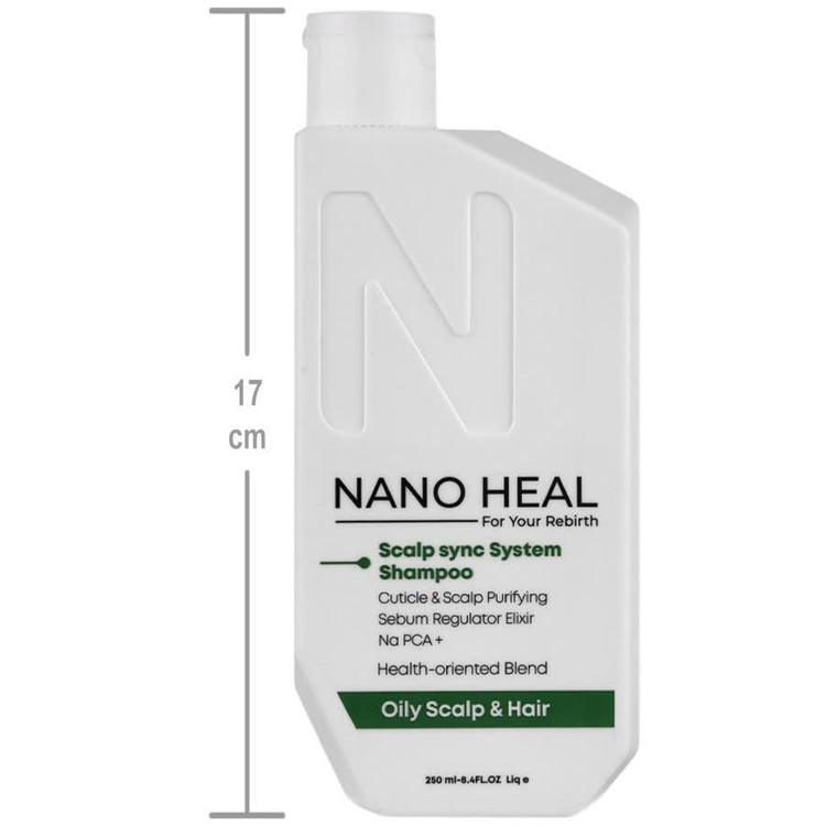 شامپو مخصوص موی چرب نانوهیل 250ml
