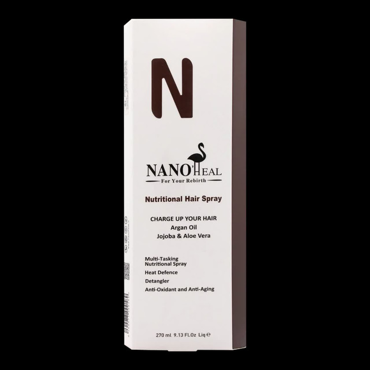 اسپری گره باز کن و تقویتی مو آرگان و پروتئین گندم و ابریشم نانوهیل 270ml