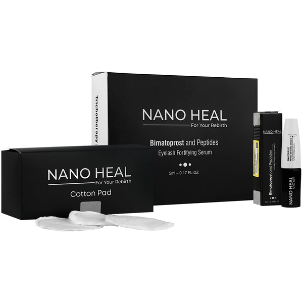 پک تقویت مژه (سرم تقویت مژه و پد کتان) نانوهیل 5ml