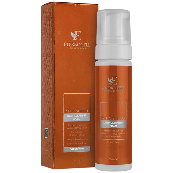 فوم شستشوی صورت ویتامین C اترنوسل 200ml