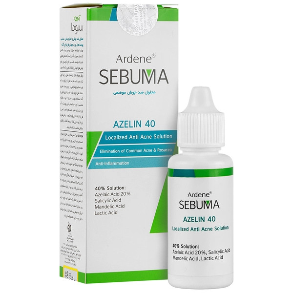 محلول ضد جوش سبوما آردن مناسب پوست چرب 30ml