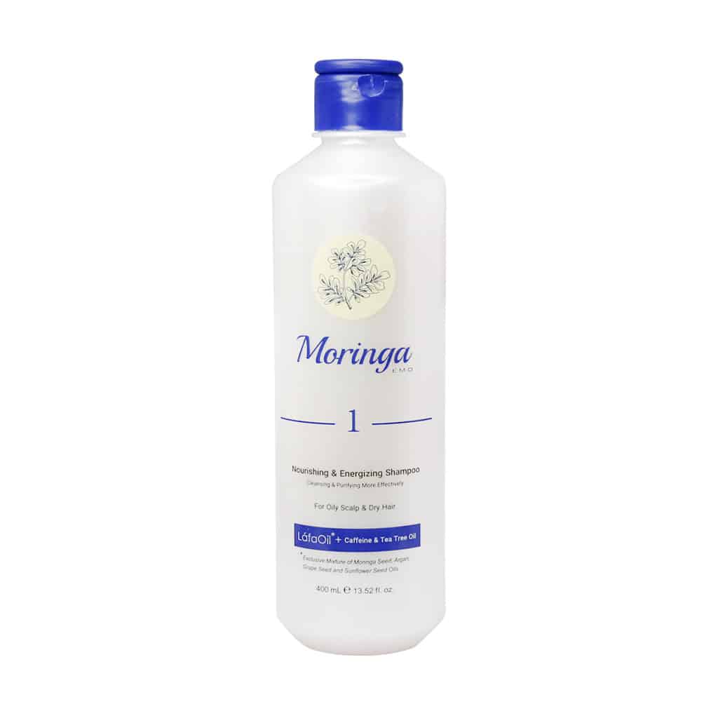 شامپو انرژی بخش پوست سر چرب و موی خشک مورینگا 1 حجم 200ml | آلور استور