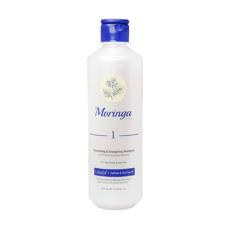 شامپو انرژی بخش پوست سر چرب و موی خشک مورینگا 1 حجم 200ml | آلور استور
