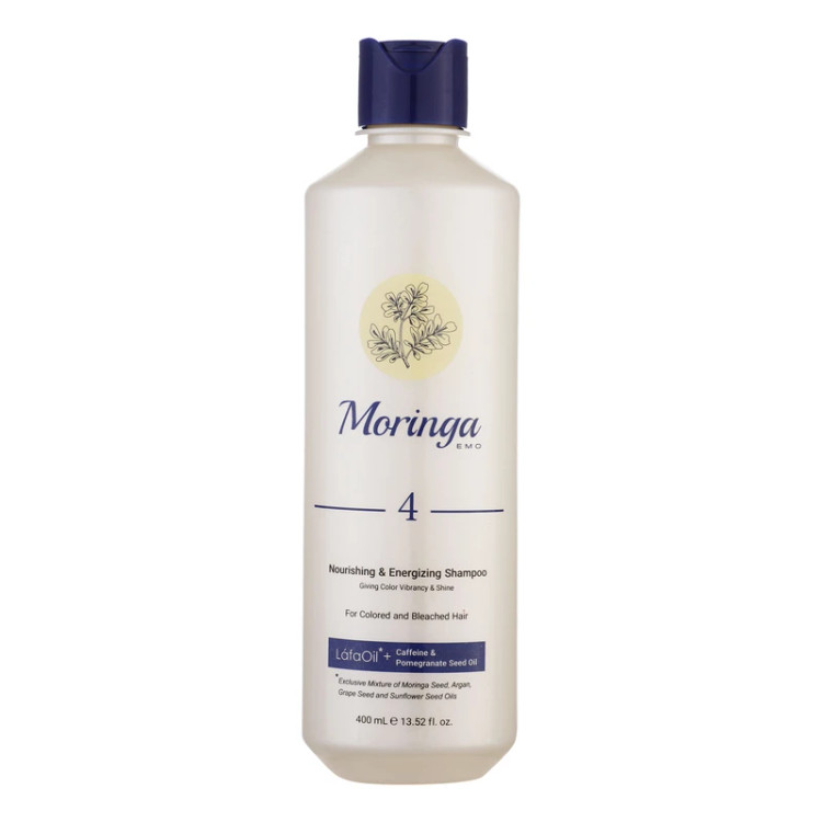شامپو ترمیم کننده مو های رنگ شده مورینگا شماره 4 حجم 400ml | آلور استور