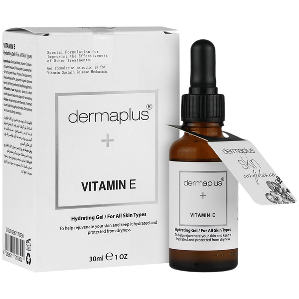 ژل مرطوب کننده پوست با ویتامین E درماپلاس 30ml