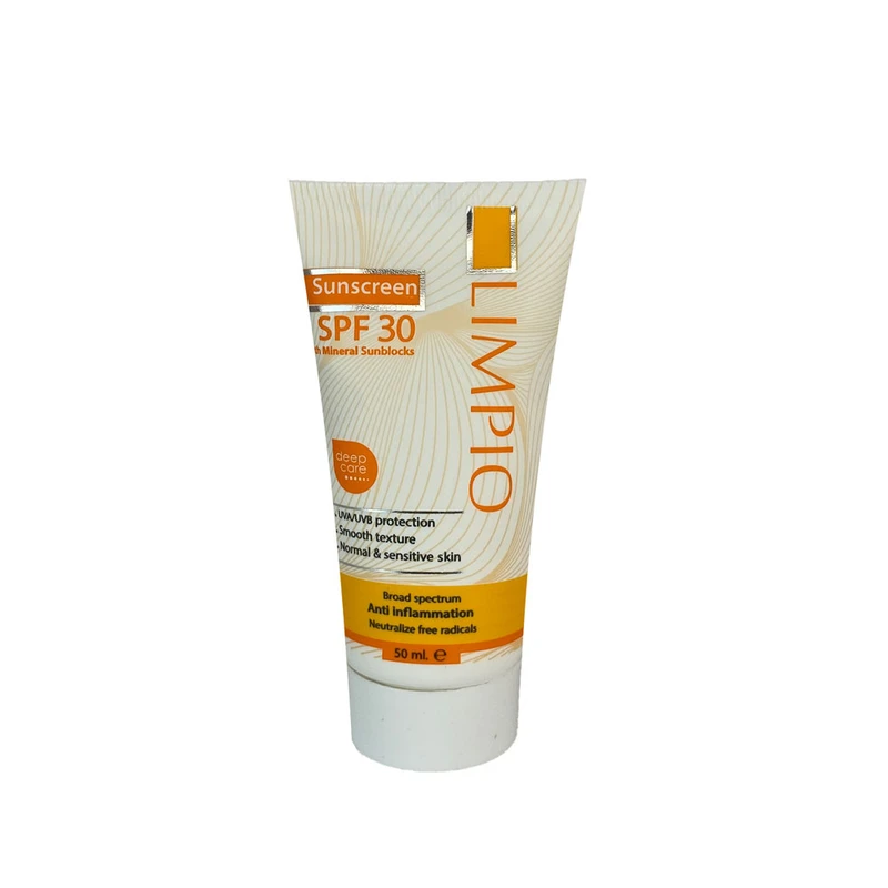 لیمپیو کرم ضد آفتاب بی رنگ 50ml SPF30