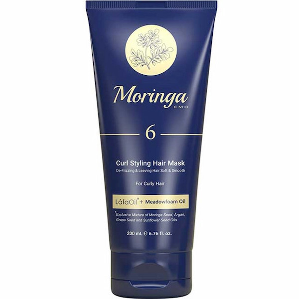 ماسک مو حالت دهنده فر 6 مورینگا (مناسب موهای فر) 200ml