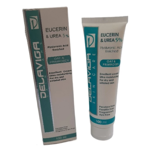 کرم نرم کننده دلاویگا مدل اوسرین اوره 5% حجم 100 ml