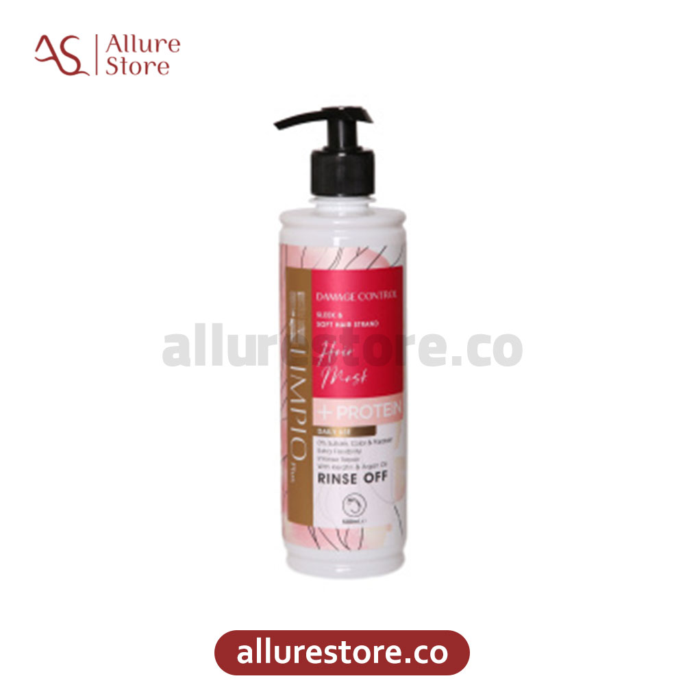 ماسک مو ترمیم کننده کراتینه s.o.s لیمپیو (نیاز به آبکشی مناسب انواع مو) 500ml