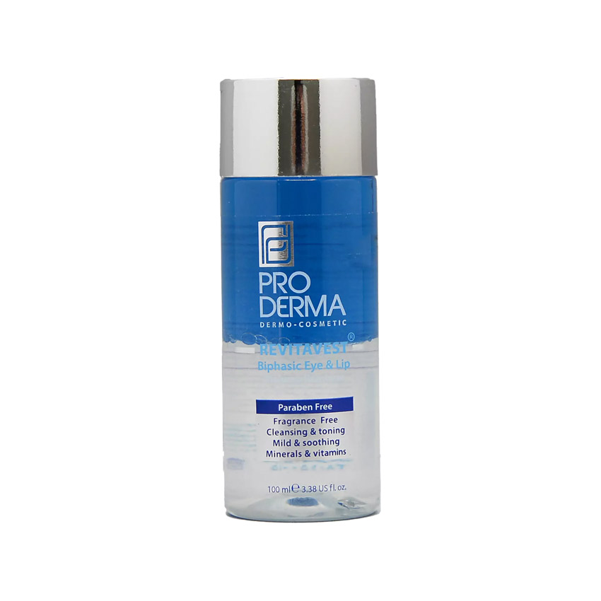 محلول دو فاز پاک کننده آرایش پرودرما 100ml