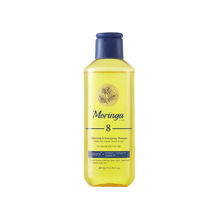 شامپو ضخیم کننده موهای معمولی و نازک شماره 8 مورینگا حجم 400ml | آلور استور