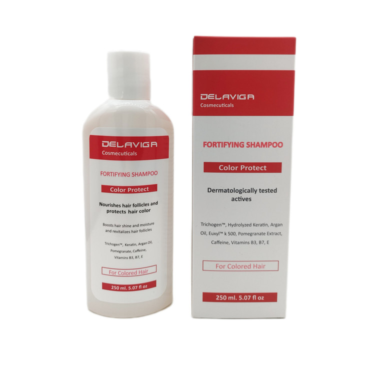 شامپو تقویت کننده موهای رنگ شده دلاویگا 250ml
