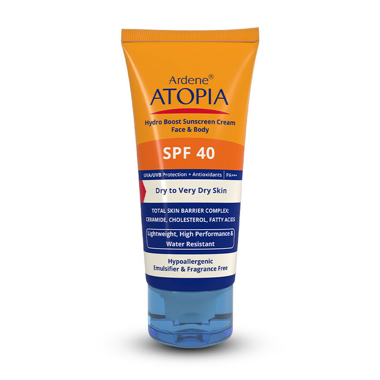 کرم ضد آفتاب رطوبت رسان آتوپیا آردن حجم 50ml